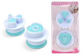 Set 2 cortantes saca bocados CORAZONES